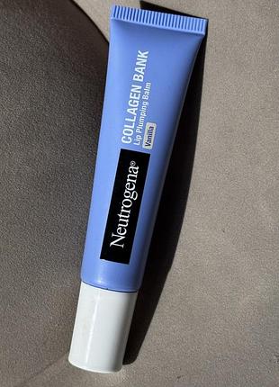 Бальзам для губ neutrogena collagen bank, vanilla flavour