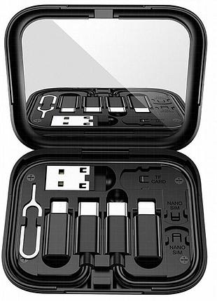 Дата кабель hoco u114 treasure box 60w (0.28m) black