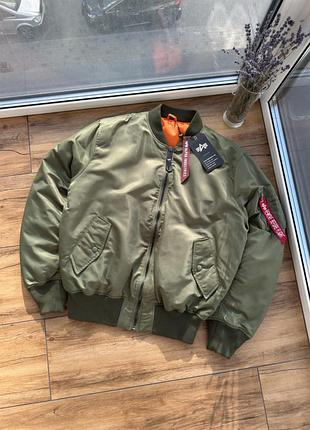 Куртка бомбер чоловіча alpha industries ma-1 fly jacket xl