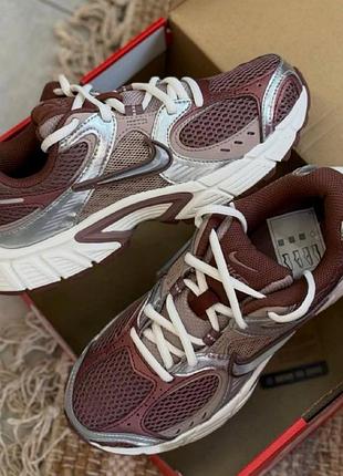 Кросівки nike v5 rnr коричневі, сріблясті