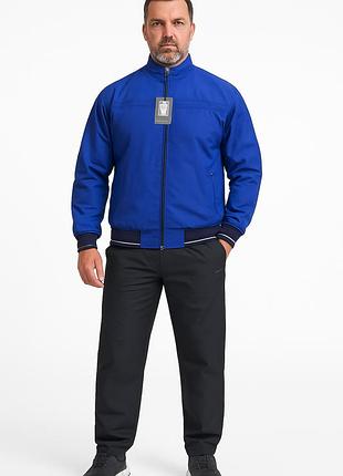 Чоловічий спортивний костюм плащівка fore, розміри m–3xl,xxxl, синій
