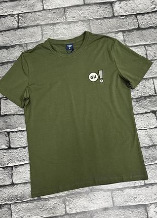 Футболка ok panda мужская l-4xl , 4xl,хаки