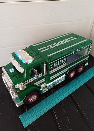 Озвученный полицейский грузовик 2023 hess police truck &amp; cruiser машина машинка полиция свет