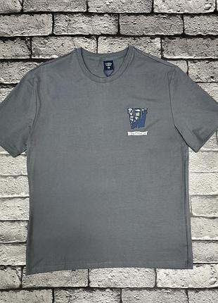 Футболка чоловіча panda великого розміру ,6xl,сірий