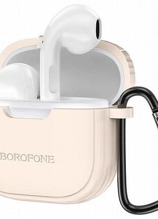 Беспроводные tws наушники borofone bw29 case pink sugar