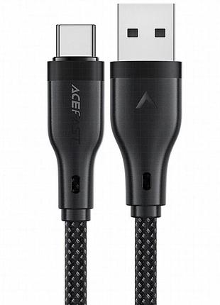 Дата кабель acefast c8-04 usb to type-c 3a (1.2m) black