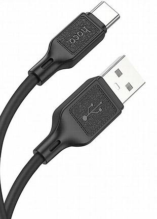 Дата кабель hoco x90 cool silicone usb to type-c (1m) black 2