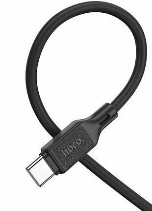 Дата кабель hoco x90 cool silicone usb to type-c (1m) black 3
