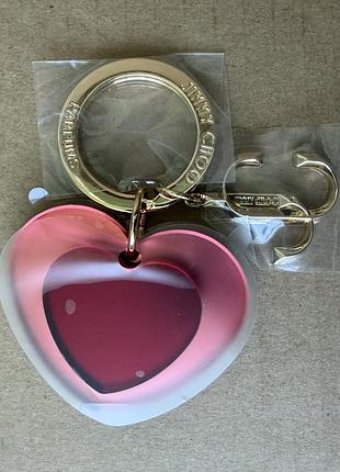 Jimmy choo parfums брелок червоне серце