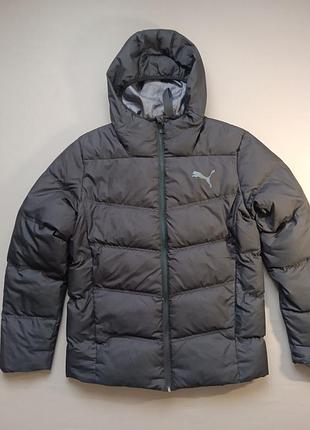 Пуховик чоловічий puma сірий