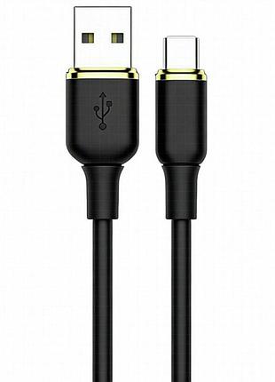 Дата кабель amaya 89c usb to type-c 3a (1m) black
