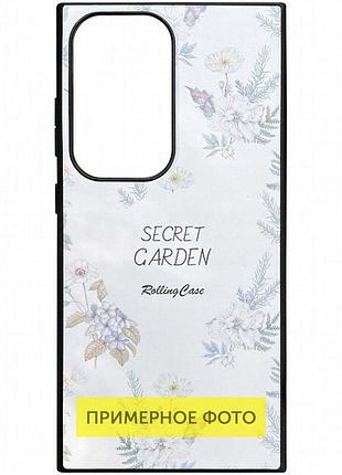 Tpu+pc чехол soft secret garden для xiaomi redmi note 14 5g white