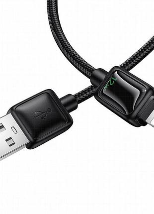Дата кабель hoco u146 mundo usb to lightning 12w (1.2m) black 7
