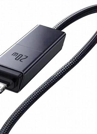 Дата кабель baseus versatile two-for-two usb/type-c to type-c/lightning 60w (1m) (cb000162) cosmic black 5