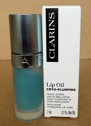 Clarins lip comfort oil cryo олія для губ 00 cryo mint 7ml