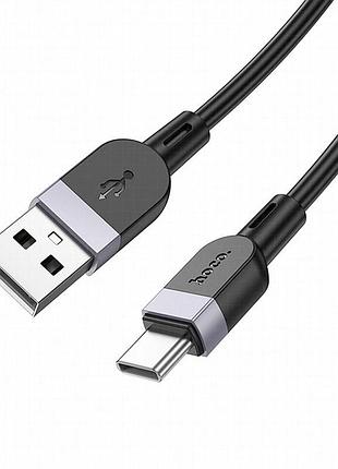 Дата кабель hoco x109 energy silicone usb to type-c (2m) black 4
