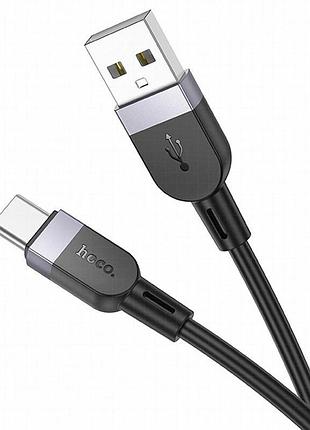 Дата кабель hoco x109 energy silicone usb to type-c (2m) black 5