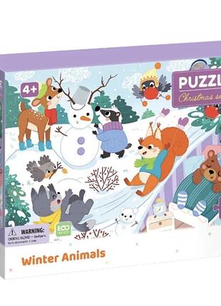Пазл dodo «winter animals» 60 елементів, новий