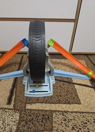 Ігровий трек hot wheels вертиколо / spinwheel challenge 6
