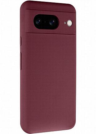 Чехол silicone cover lakshmi full camera (aaa) для google pixel 8a бордовый / plum
