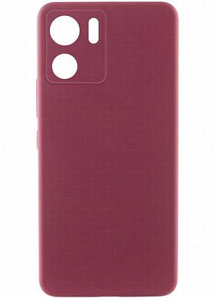 Чехол silicone cover lakshmi full camera (aaa) для motorola edge 40 бордовый / plum