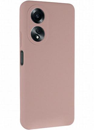 Чехол silicone cover lakshmi full camera (aaa) для oppo a58 4g розовый / pink sand