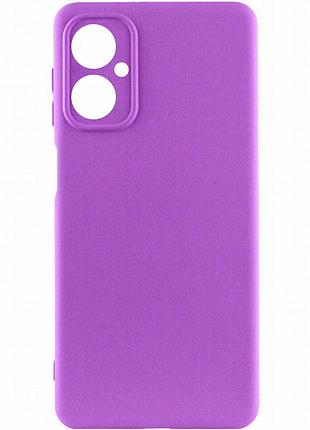 Чехол silicone cover lakshmi full camera (a) для tecno spark 9 pro (kh7n) фиолетовый / purple