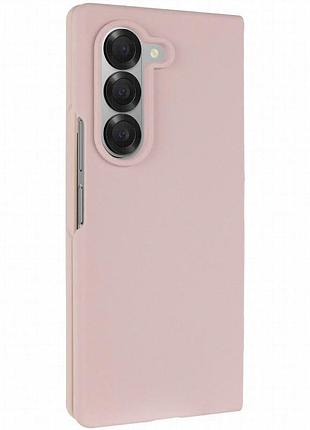Чехол foldables silicone cover lakshmi (aaa) для samsung galaxy z fold5 розовый / pink sand