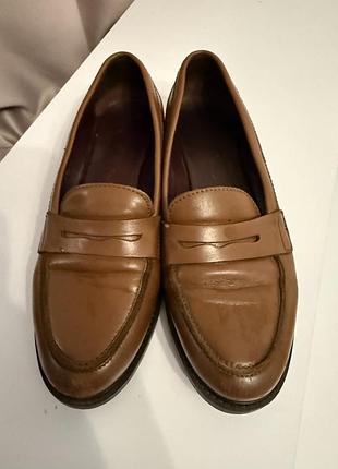 Шкіряні лофери polo ralph lauren (оригінал), розмір 39