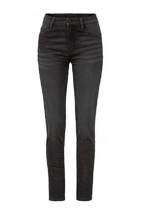 Термоджинсы skinny fit женские темно-серые 52