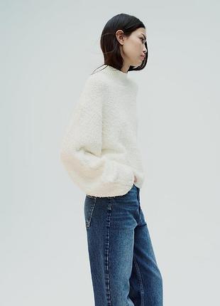 Пухнастий светр zara 4