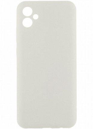Чехол silicone cover lakshmi full camera (aaa) для samsung galaxy a08 / a07 4g белый / white