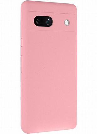 Чехол silicone cover lakshmi full camera (aaa) для google pixel 7a розовый / light pink