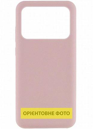 Чехол silicone cover lakshmi (aaa) для xiaomi poco x6 / note 13 pro 5g розовый / pink sand