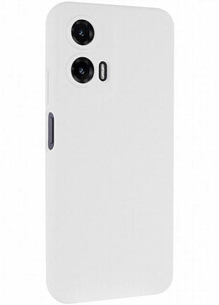 Чехол silicone cover lakshmi full camera (aaa) для motorola moto g35 белый / white