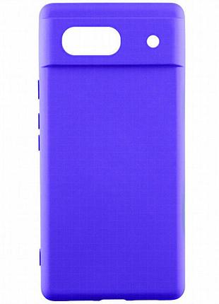 Чехол silicone cover ummi lakshmi full camera (aa) для google pixel 8a синий / iris