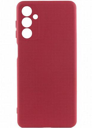Чехол silicone cover lakshmi full camera (a) для samsung galaxy m54 5g бордовый / marsala