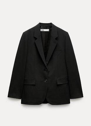 Якісний чорний блейзер zara