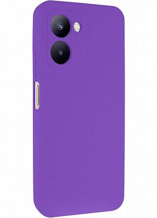 Чехол silicone cover lakshmi full camera (aaa) для realme c33 фиолетовый / amethyst