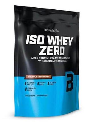 Biotech usa iso whey zero 454 грам горіх