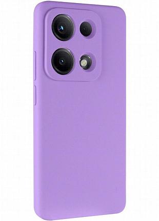 Чехол silicone cover lakshmi full camera (aaa) для xiaomi redmi note 14s сиреневый / dasheen