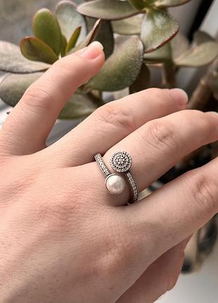 Серебряное кольцо пандора pandora p.16.5 5