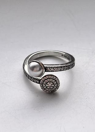 Серебряное кольцо пандора pandora p.16.5 8