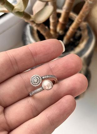 Серебряное кольцо пандора pandora p.16.5 10