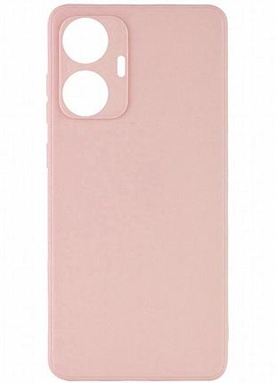 Силиконовый чехол candy full camera для realme c55 розовый / pink sand