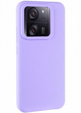 Чехол silicone cover lakshmi (aaa) для xiaomi 13t / 13t pro сиреневый / dasheen