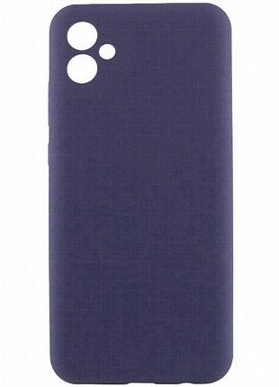 Чехол silicone cover lakshmi full camera (aaa) для samsung galaxy a08 / a07 4g темно-синий / midnight blue