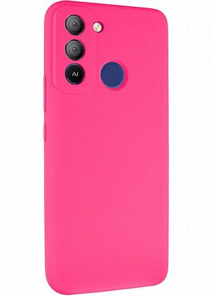 Чехол silicone cover lakshmi full camera (aaa) для tecno pop 5 lte розовый / barbie pink