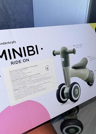 Каталка-біговел kinderkraft minibi leaf green 5
