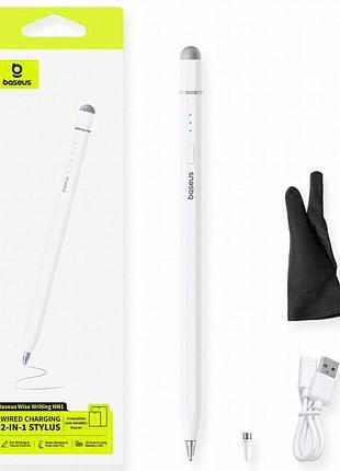 Стилус baseus hn1 wise writing (b0004f) moon white 2